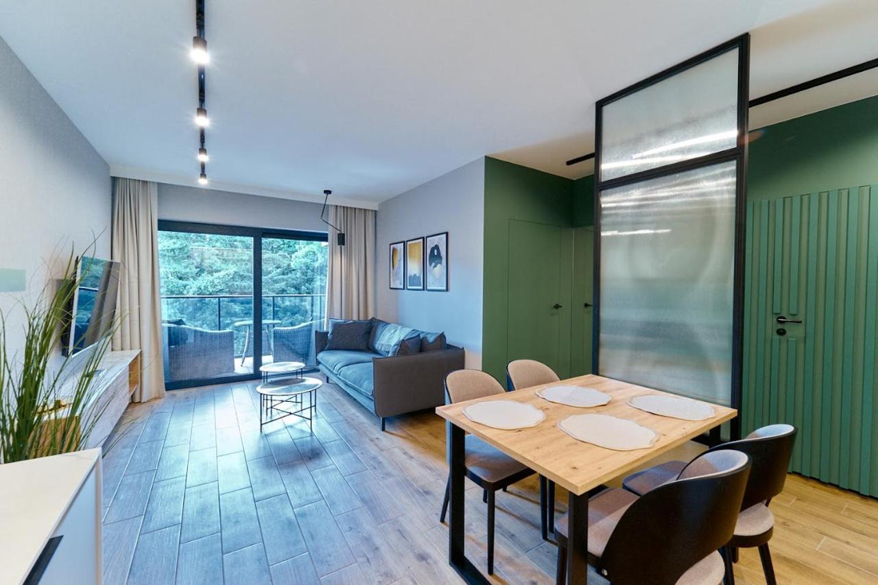 Laguna Ogrody Pieniawskie 33 Emerald Vip-Z Balkonem 폴라니카-즈루이 외부 사진